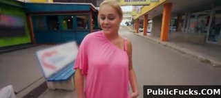 Busty And Gorgeous Paris Gets Paid For Public Nudity And Sex In Public