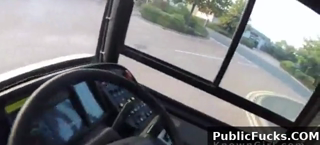 Hairy British Amateur Bangs In Public Bus