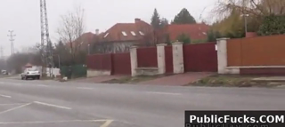 Hungarian Beauty From Public Bangs
