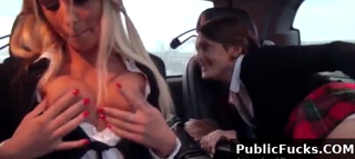 Two S Fucking In Car